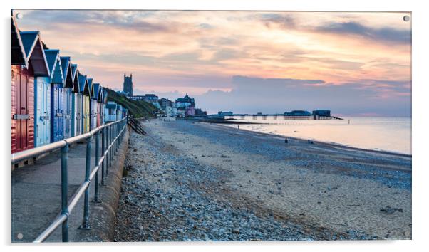 Cromer seaside panorama Acrylic by Jason Wells