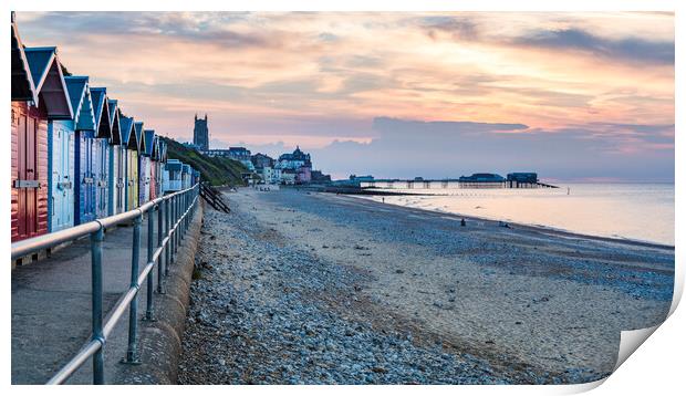 Cromer seaside panorama Print by Jason Wells