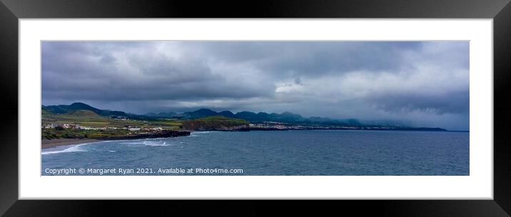 North Coast Sao Miguel Framed Mounted Print by Margaret Ryan