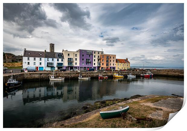 St Andrews Harbour Print by Alan Sinclair