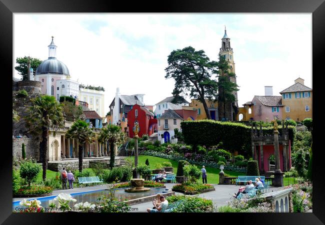  beautiful Portmeirion, Wales. Framed Print by john hill