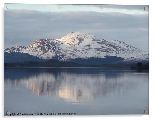 Loch Lomand Acrylic by Paula Jardine