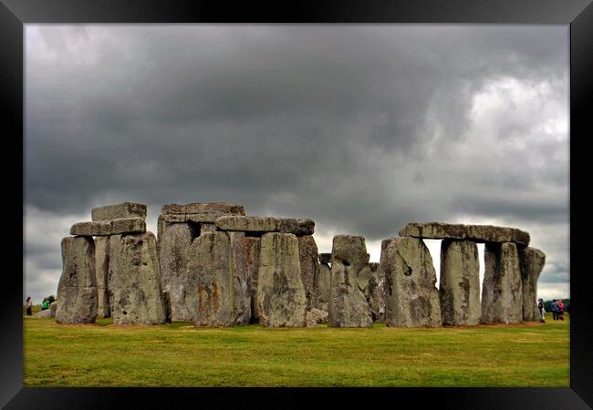 Stonehenge Wiltshire England UK Framed Print by Andy Evans Photos