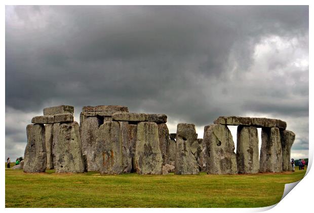 Stonehenge Wiltshire England UK Print by Andy Evans Photos