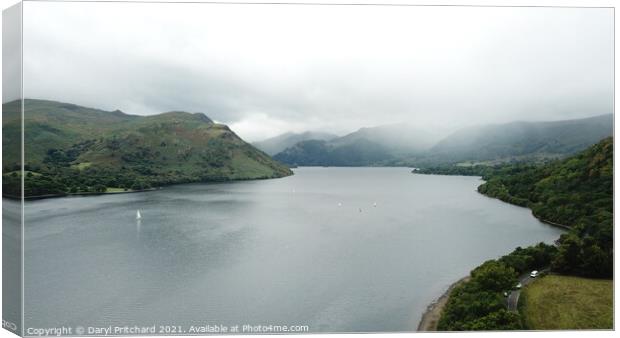 Ullswater Lake District national park Canvas Print by Daryl Pritchard videos