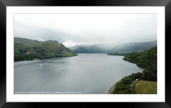 Ullswater Lake District national park Framed Mounted Print by Daryl Pritchard videos