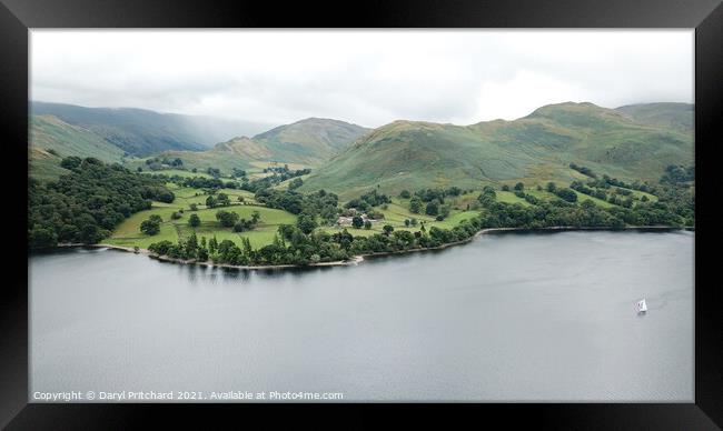 Ullswater Lake District  Framed Print by Daryl Pritchard videos