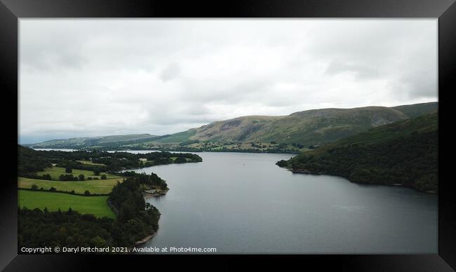 Ullswater Looking North Framed Print by Daryl Pritchard videos
