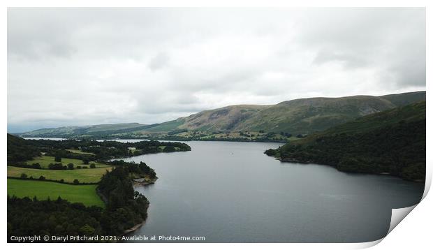 Ullswater Looking North Print by Daryl Pritchard videos