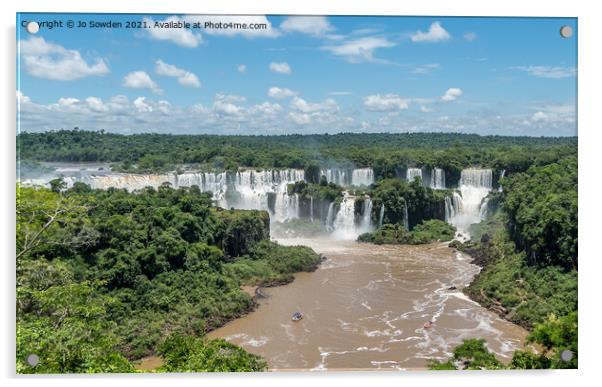Iguazu Falls, South America (1) Acrylic by Jo Sowden