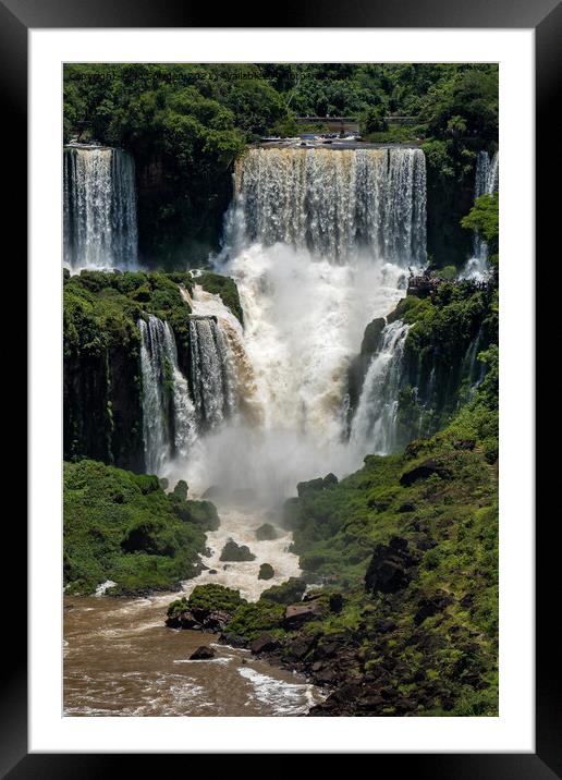 Iguazu Falls, South America (2) Framed Mounted Print by Jo Sowden