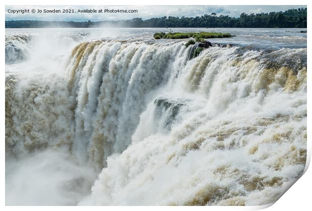 Iguazu Falls, South America (7) Print by Jo Sowden