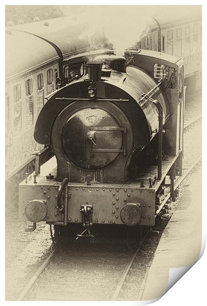 Steam Train Print by Roger Green