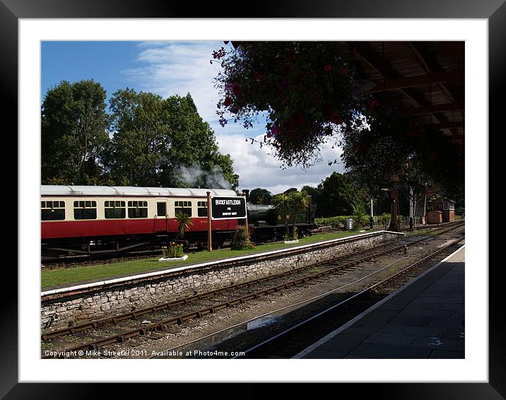 Buckfastleigh Station Framed Mounted Print by Mike Streeter