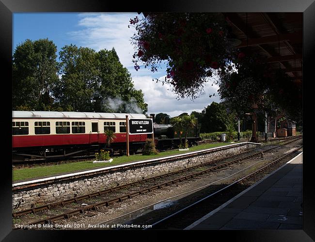 Buckfastleigh Station Framed Print by Mike Streeter