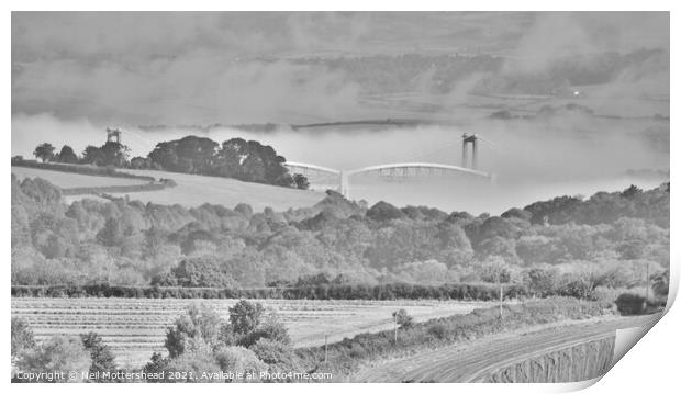 Misty Cornish Morning. Print by Neil Mottershead
