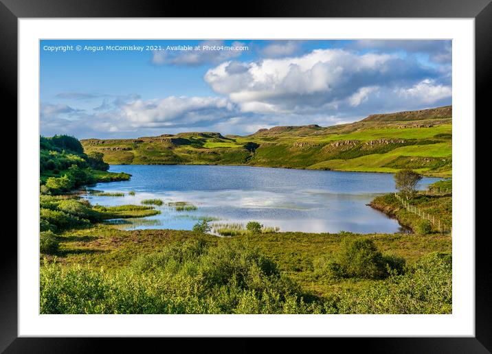 Loch an Torr, Isle of Mull Framed Mounted Print by Angus McComiskey