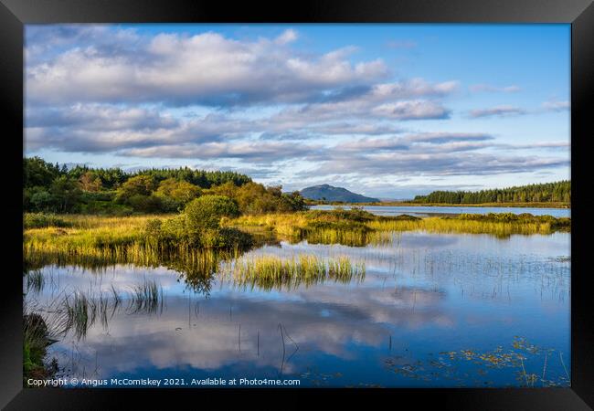 Loch Peallach, Isle of Mull Framed Print by Angus McComiskey