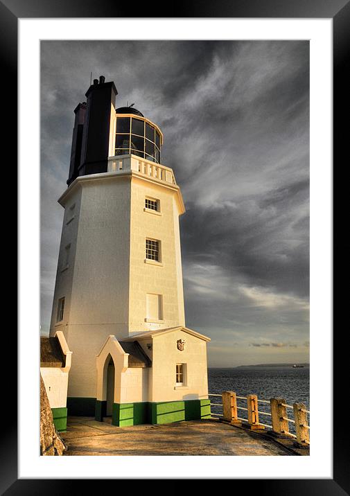 afternoon at the lighthouse Framed Mounted Print by Heather Newton