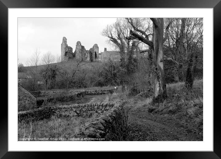 Thirlwall Castle, Northumberland Framed Mounted Print by Heather Athey