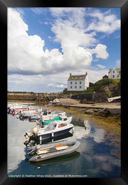 St Abbs, Scotland Framed Print by Heather Athey