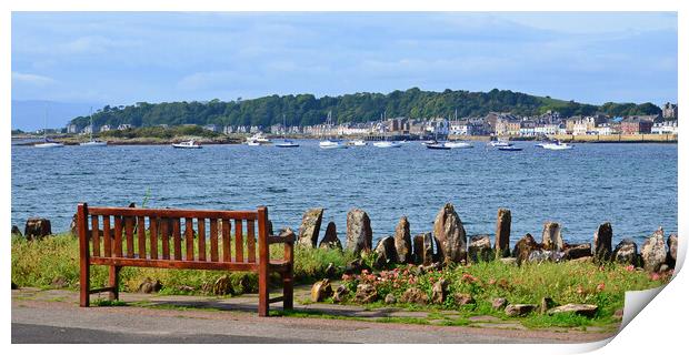 Millport on the Firth of Clyde Print by Allan Durward Photography