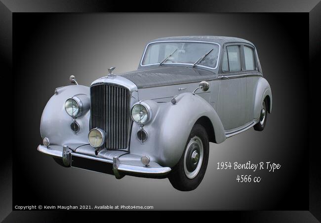 A Timeless Beauty: The 1954 Bentley R Type Framed Print by Kevin Maughan