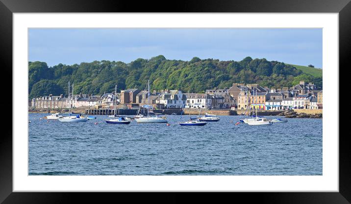 Yachts moored at Millport Framed Mounted Print by Allan Durward Photography