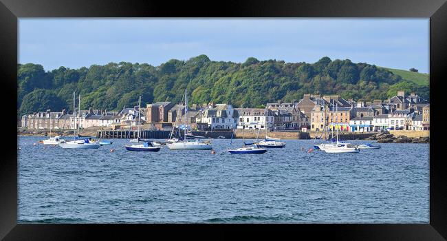 Yachts moored at Millport Framed Print by Allan Durward Photography