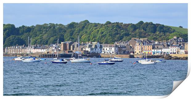 Yachts moored at Millport Print by Allan Durward Photography