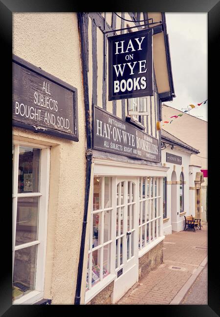 Bookshop Framed Print by Richard Downs