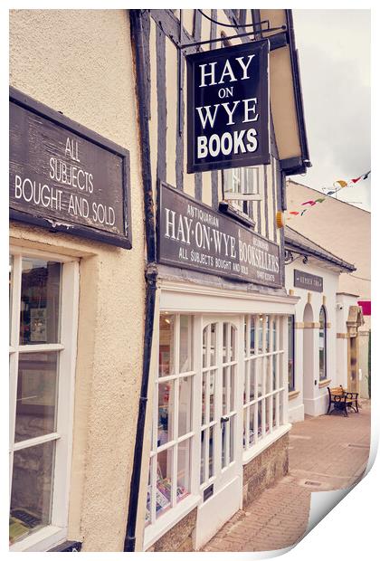 Bookshop Print by Richard Downs