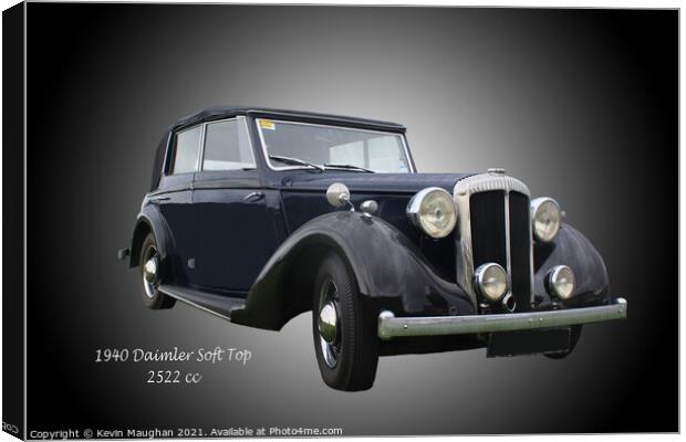 1940 Daimler DB18 Soft Top Canvas Print by Kevin Maughan
