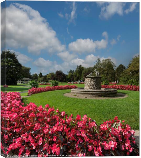 Valley Gardens Harrogate Yorkshire Canvas Print by Giles Rocholl