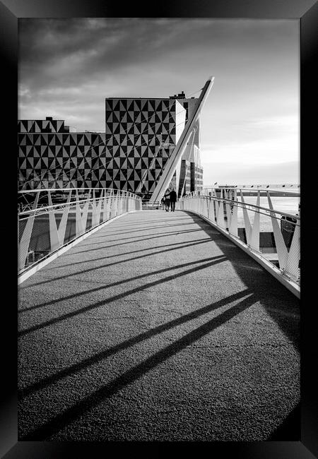 Helsingborg Oceanhamnen New Bridge Access Framed Print by Antony McAulay