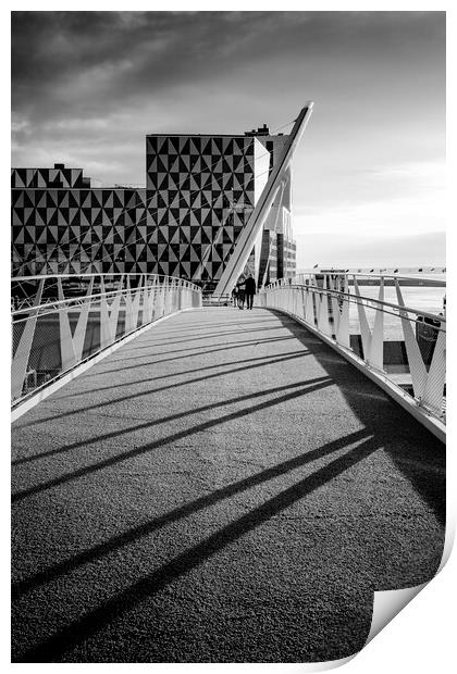 Helsingborg Oceanhamnen New Bridge Access Print by Antony McAulay