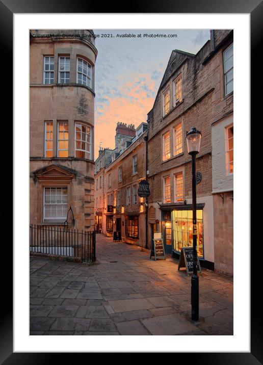 You can't quite beat a warm evening in Bath🌇 #Nor Framed Mounted Print by Duncan Savidge