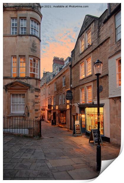 You can't quite beat a warm evening in Bath🌇 #Nor Print by Duncan Savidge