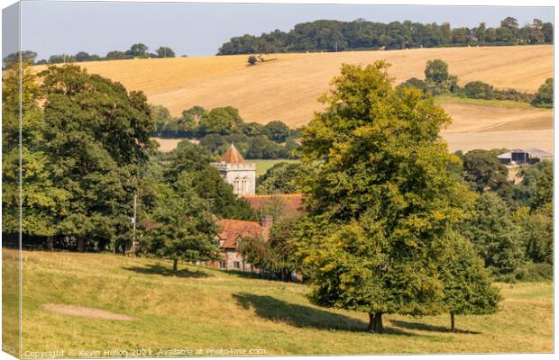 St Michael and All Angels Parish Church, Hughenden Valley Canvas Print by Kevin Hellon