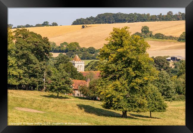 St Michael and All Angels Parish Church, Hughenden Valley Framed Print by Kevin Hellon