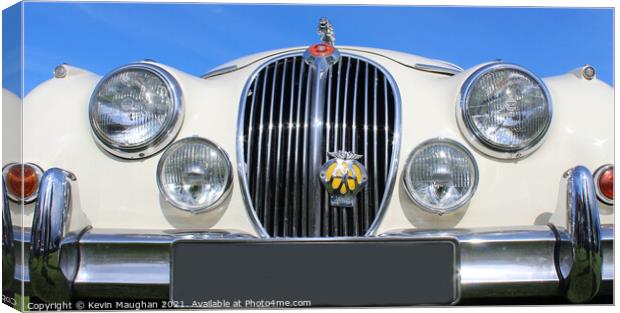 1961 Jaguar Mk 2 Canvas Print by Kevin Maughan