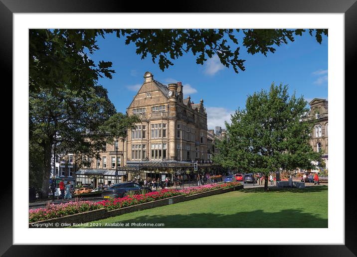 Bettys Cafe Harrogate Yorkshire Framed Mounted Print by Giles Rocholl