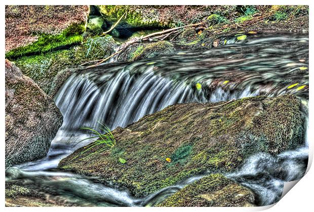 Waterfall Print by Steve Purnell