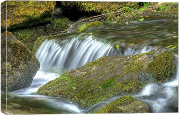 Waterfall Canvas Print by Steve Purnell