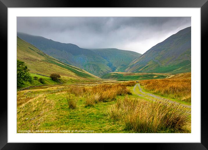 Cautley Spout Framed Mounted Print by David Hare