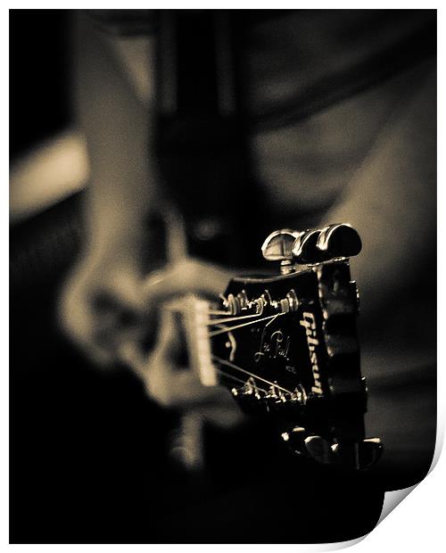 Gibson Les Paul Print by Jeni Harney