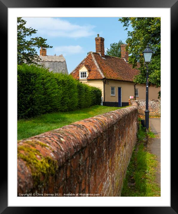 Thaxted in Essex, UK Framed Mounted Print by Chris Dorney