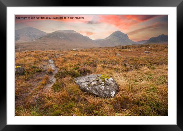 Scottish Landscape - Isle of Skye  Framed Mounted Print by Iain Gordon