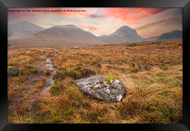Scottish Landscape - Isle of Skye  Framed Print by Iain Gordon