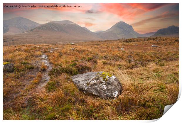 Scottish Landscape - Isle of Skye  Print by Iain Gordon